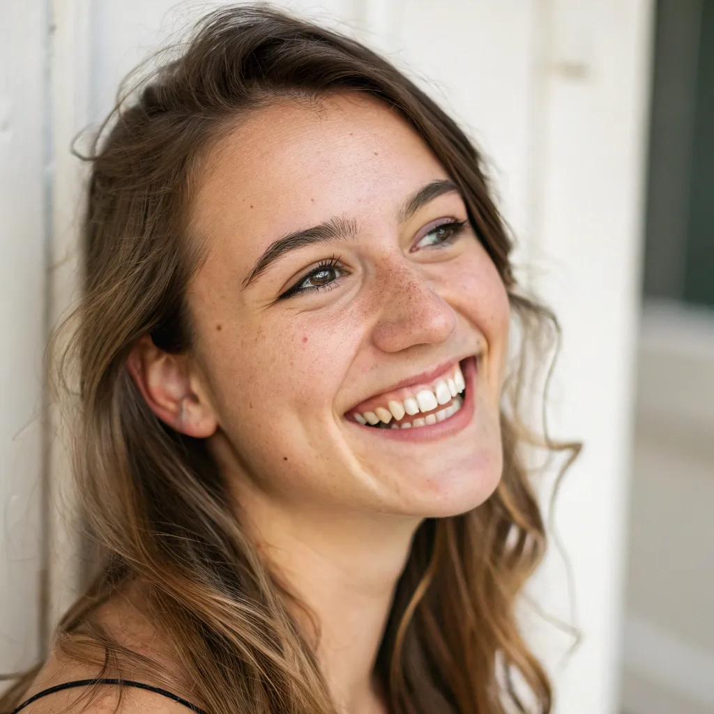 smiling young woman